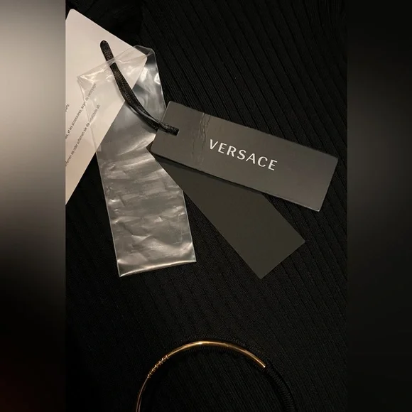 Versace Ribbed Knit Top
